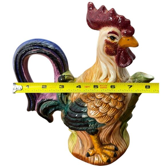 Rooster Teapot Heartfelt Kitchen Creations Vintage 1999 Farmhouse Country Barn - Picture 16 of 16